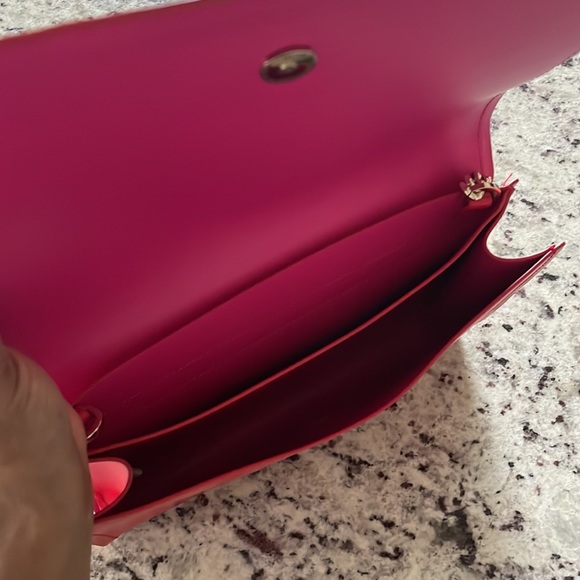 Red soft leather Kate Spade bag - Picture 4 of 5